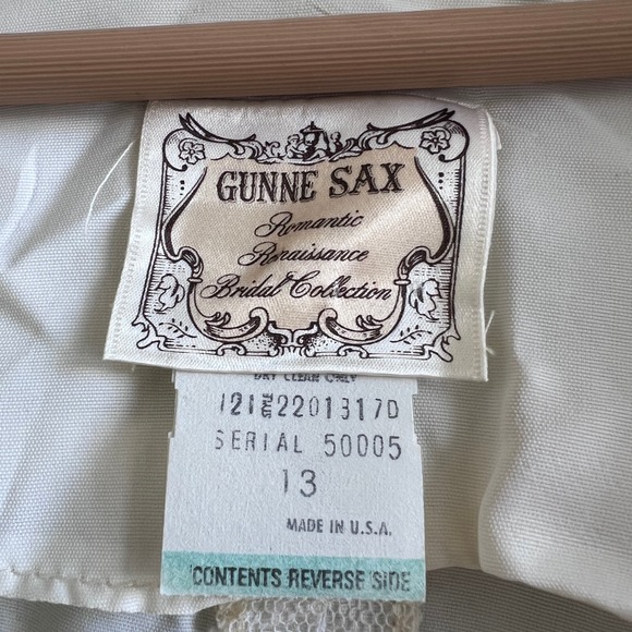 Vintage 1970s Gunne Sax Wedding Dress 70s boho maxi Romantic Renaissance Bridal - Picture 4 of 15